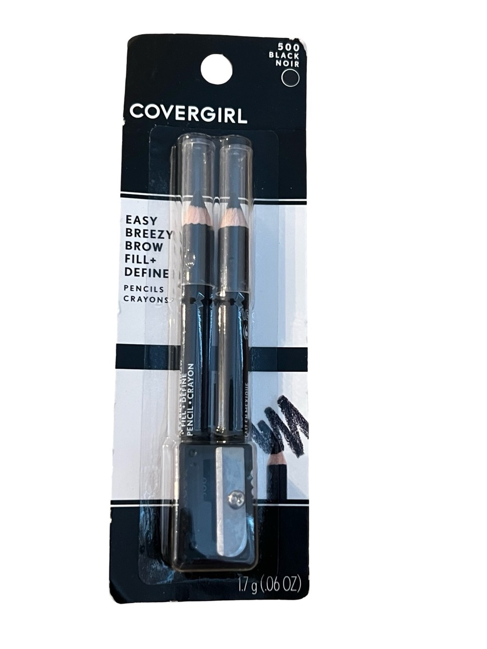 COVERGIRL Dual Brow Fill + Define Pencils in Black